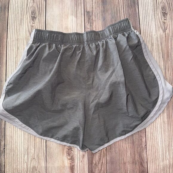 Nike Womens Dri Fit Grey Elastic Waist Drawstring Lined Athletic Shorts Size M - Picture 5 of 6